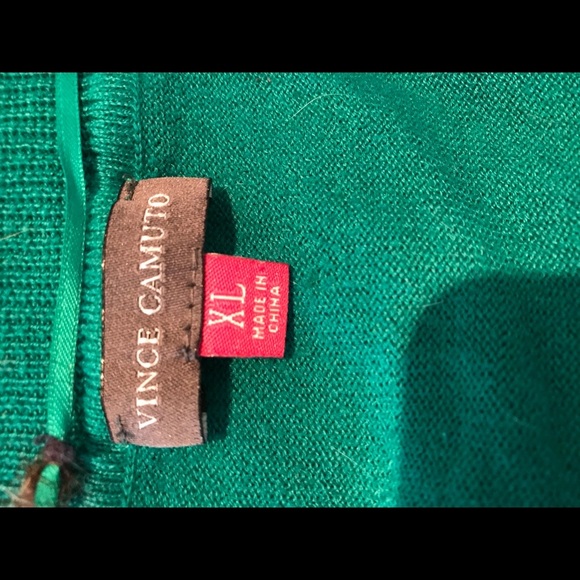 Vneck Teal Sweater - Picture 5 of 6